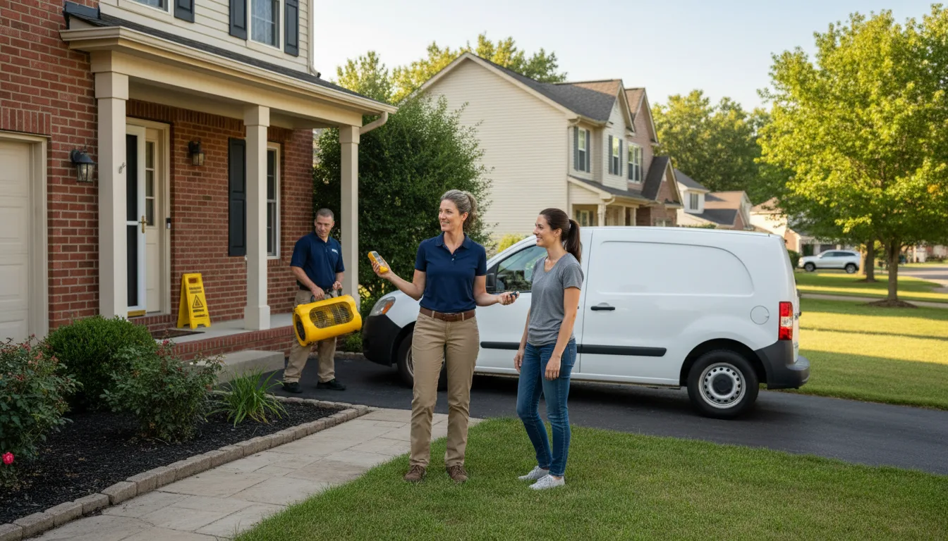 Water restoration image for Emergency Water Damage Restoration in Mentone, IN